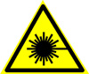 Знак W-10 Опасно Лазерное излучение