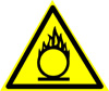 Знак W-11 Пожароопасно Окислитель