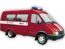 Спецтехника пожарная. Специальные пожарные автомобили АШ-7 ГАЗ-2705
