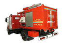 Спецтехника пожарная. Пожарно-спасательный комплекс с контейнерами среднего типа ПСК Зил-5301