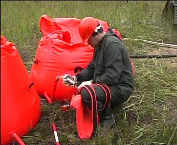 Емкость для воды мягкая "Виниплан" 1500 литров (материал-винилплан, Финляндия) для тушения лесных пожаров